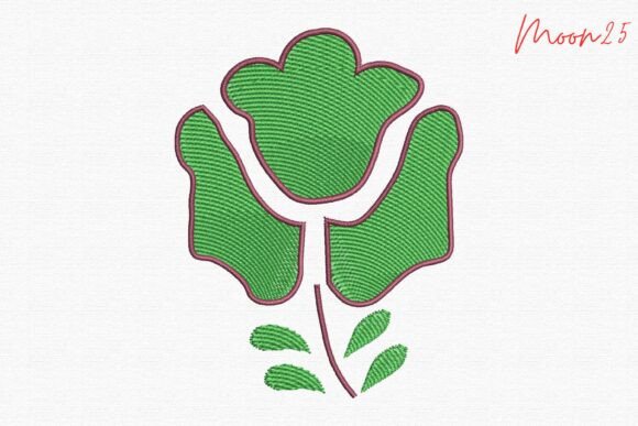 Abstract Floral Stem: A Versatile Embroidery Design for Meaningful Gifts