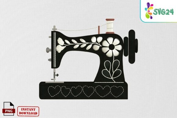 Black Floral Sewing Embroidery PNG Review for Real Projects