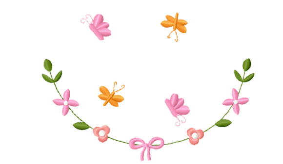 Butterfly Floral Frame Embroidery Design Review