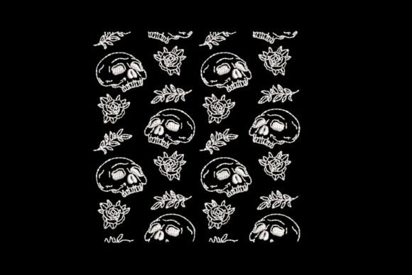 Gothic Skull and Rose Embroidery Pattern Review