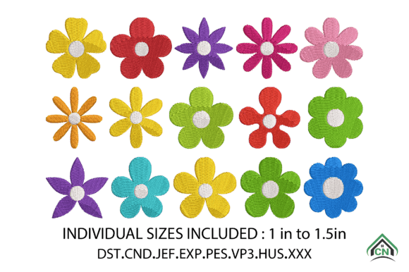 Mini Daisy Flowers Embroidery Design Review