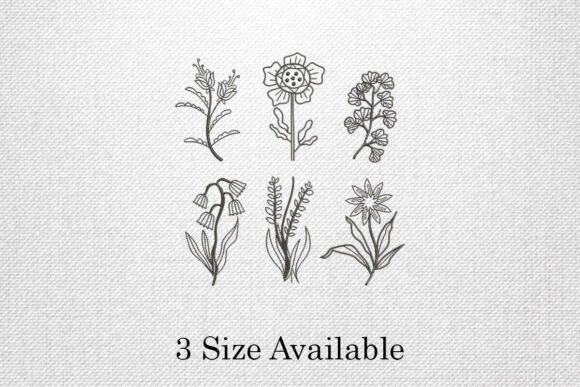 Minimalist Wildflower Set Embroidery Design Review