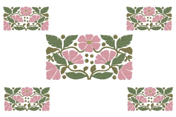 Pink Flowers Embroidery Design Review for Boutique Sweatshirts