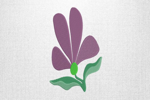 Purple Petal Leaf Embroidery Design Review for Seasonal Projects
