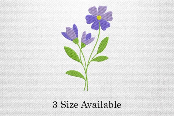 Purple Wildflower Bloom Embroidery Design Review for Craft Fair Success