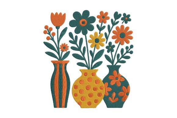 Vases with Flowers Embroidery Design: A Designer’s Practical Take