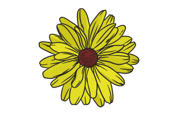 Yellow Daisy Embroidery Design Review for Handmade Gifts